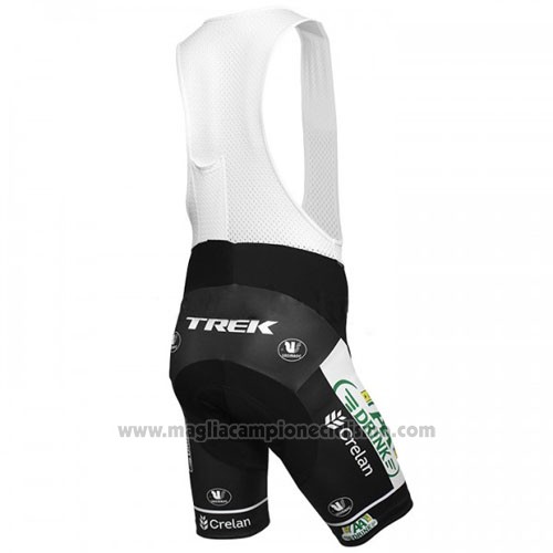 2016 Abbigliamento Ciclismo Crelan AA Verde e Nero Manica Corta e Salopette